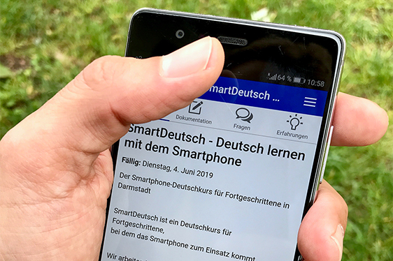 "SmartDeutsch" – Deutsch lernen mit dem Smartphone