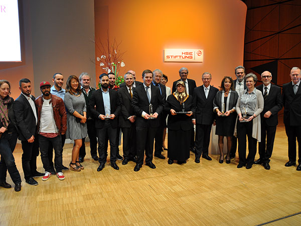 Gruppenbild aller Preisträger des "Darmstädter Impuls"