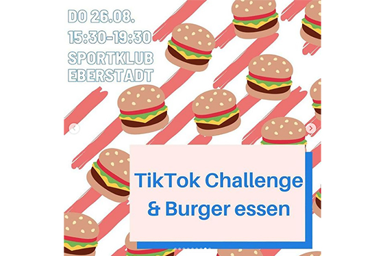 TikTok und Burger