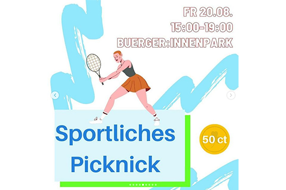 Sportliches Picknick